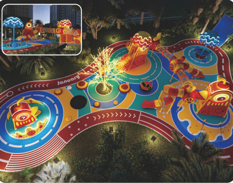 Outdoor Little Chick-Themed Playground Equipment