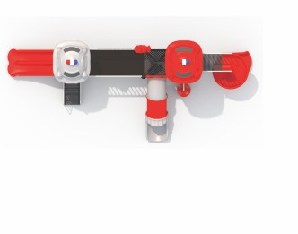 Fire Truck Themed Kids Outdoor Playground Equipment - Image 3