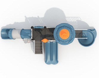 Space Series Large Kids Outdoor Playground Slide - Image 3